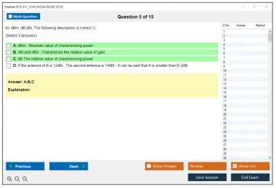 Huawei H12-311_V3.0 HCIA-WLAN V3.0 Practice test exam simulator test engine exam Prep practice test questions answers Image 5