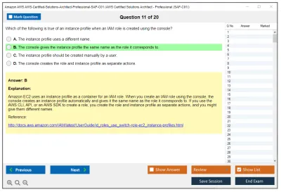 Amazon AWS AWS-Certified-Solutions-Architect-Professional-SAP-C01 AWS Certified Solutions Architect - Professional (SAP-C01) Practice test exam simulator test engine exam Prep practice test questions answers Image 11