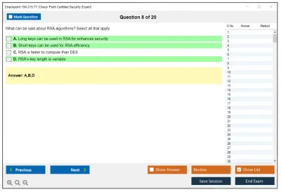 Checkpoint 156-315.77 Check Point Certified Security Expert Practice test exam simulator test engine exam Prep practice test questions answers Image 8