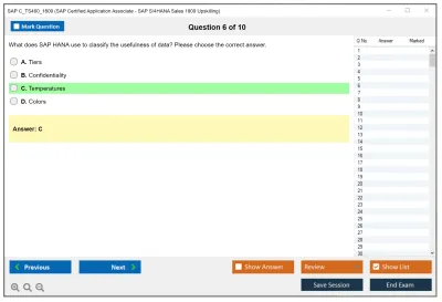 SAP C_TS460_1809 SAP Certified Application Associate - SAP S/4HANA Sales 1809 Upskilling Practice test exam simulator test engine exam Prep practice test questions answers Image 6