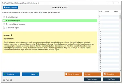 Test Prep CFA-Level-1 Chartered Financial Analyst Level 1 Practice test exam simulator test engine exam Prep practice test questions answers Image 4