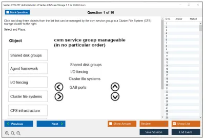 Veritas VCS-257 Administration of Veritas InfoScale Storage 7.1 for UNIX/Linux Practice test exam simulator test engine exam Prep practice test questions answers Image 1