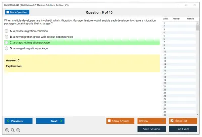 IBM C1000-047 IBM Watson IoT Maximo Solution Architect V1 Practice test exam simulator test engine exam Prep practice test questions answers Image 6