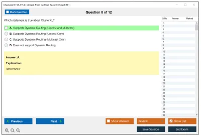 Checkpoint 156-315.81 Check Point Certified Security Expert R81.20 Practice test exam simulator test engine exam Prep practice test questions answers Image 8