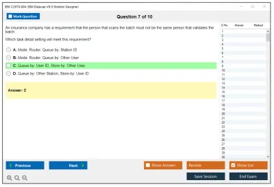 IBM C2070-994 IBM Datacap V9.0 Solution Designer Practice test exam simulator test engine exam Prep practice test questions answers Image 7