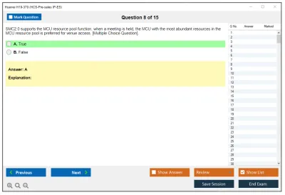 Huawei H19-370 HCS-Pre-sales IP-ES Practice test exam simulator test engine exam Prep practice test questions answers Image 8