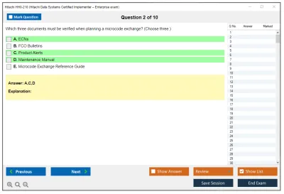 Hitachi HH0-210 Hitachi Data Systems Certified Implementer – Enterprise exam Practice test exam simulator test engine exam Prep practice test questions answers Image 2