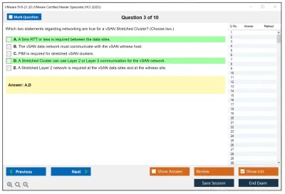 VMware 5V0-21.20 VMware Certified Master Specialist (HCI 2020) Practice test exam simulator test engine exam Prep practice test questions answers Image 3