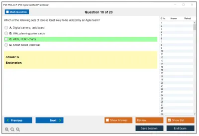 PMI PMI-ACP PMI Agile Certified Practitioner (PMI-ACP) Practice test exam simulator test engine exam Prep practice test questions answers Image 18