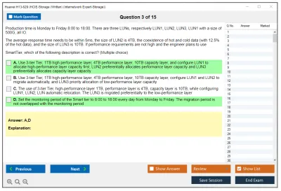 Huawei H13-629 HCIE-Storage (Written) Practice test exam simulator test engine exam Prep practice test questions answers Image 3