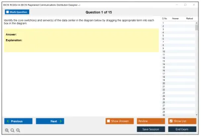 BICSI RCDDv14 BICSI Registered Communications Distribution Designer – RCDDv14 Practice test exam simulator test engine exam Prep practice test questions answers Image 1