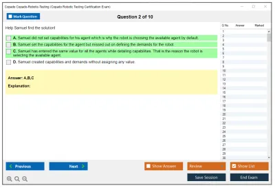 Copado Copado-Robotic-Testing Copado Robotic Testing Certification Exam Practice test exam simulator test engine exam Prep practice test questions answers Image 2