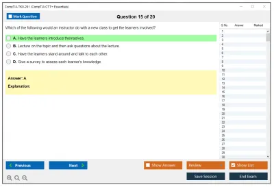 CompTIA TK0-201 CTT+ Exam (Certified Technical) Practice test exam simulator test engine exam Prep practice test questions answers Image 15