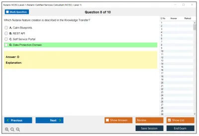 Nutanix NCSC-Level-1 Nutanix Certified Services Consultant (NCSC): Level 1 Practice test exam simulator test engine exam Prep practice test questions answers Image 8