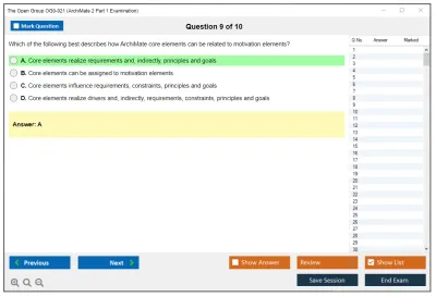 The Open Group OG0-021 ArchiMate 2 Part 1 Examination Practice test exam simulator test engine exam Prep practice test questions answers Image 9