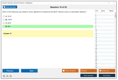 CompTIA JK0-023 CompTIA Network+ certification Practice test exam simulator test engine exam Prep practice test questions answers Image 19