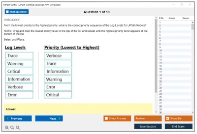 UiPath UiARD UiPath Certified Advanced RPA Developer Practice test exam simulator test engine exam Prep practice test questions answers Image 1