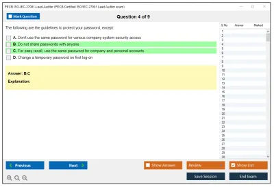 PECB ISO-IEC-27001-Lead-Auditor PECB Certified ISO/IEC 27001 Lead Auditor exam Practice test exam simulator test engine exam Prep practice test questions answers Image 4