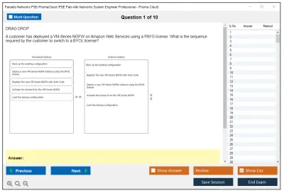 Palo Alto Networks PSE-PrismaCloud PSE Palo Alto Networks System Engineer Professional - Prisma Cloud Practice test exam simulator test engine exam Prep practice test questions answers Image 1