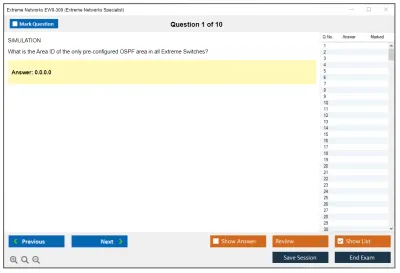 Extreme Networks EW0-300 Extreme Networks Specialist Practice test exam simulator test engine exam Prep practice test questions answers Image 1