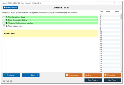 Huawei H13-531_V2.0 HCIE-Cloud Computing (Written) V2.0 Practice test exam simulator test engine exam Prep practice test questions answers Image 7