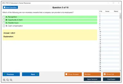 HRCI PHR Professional in Human Resources Practice test exam simulator test engine exam Prep practice test questions answers Image 5