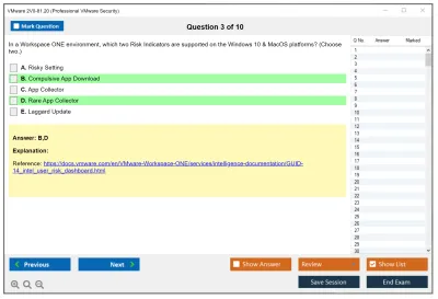 VMware 2V0-81.20 Professional VMware Security Practice test exam simulator test engine exam Prep practice test questions answers Image 3