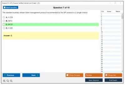 Huawei H11-879 Huawei Certified Internet work Expert - EC Practice test exam simulator test engine exam Prep practice test questions answers Image 7