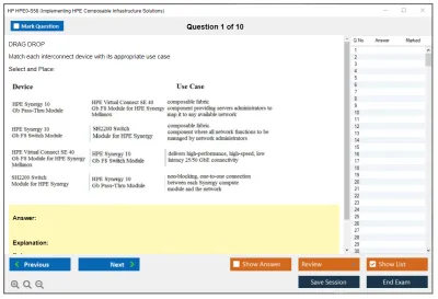 HP HPE0-S58 Implementing HPE Composable Infrastructure Solutions Practice test exam simulator test engine exam Prep practice test questions answers Image 1