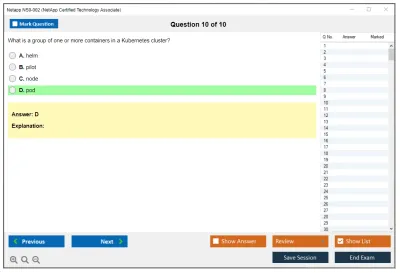 Netapp NS0-002 NetApp Certified Technology Associate Practice test exam simulator test engine exam Prep practice test questions answers Image 10