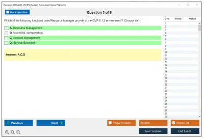 Genesys GE0-803 Genesys Certified Professional 8 System Consultant, Voice Platform (GCP8 - CVP) Practice test exam simulator test engine exam Prep practice test questions answers Image 3
