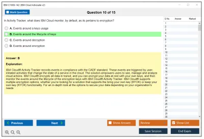 IBM C1000-142 IBM Cloud Advocate v2 Practice test exam simulator test engine exam Prep practice test questions answers Image 10