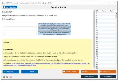Cisco 300-715 Implementing and Configuring Cisco Identity Services Engine (SISE) v4.0 (300-715 SISE) Practice test exam simulator test engine exam Prep practice test questions answers Image 1