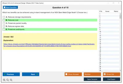 VMware 3V0-42.20 Advanced Design VMware NSX-T Data Center Practice test exam simulator test engine exam Prep practice test questions answers Image 4