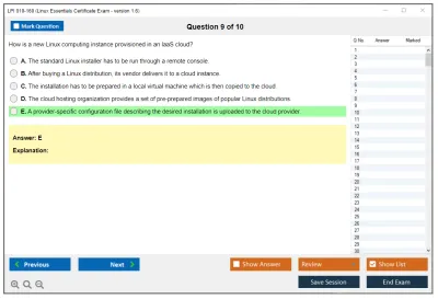 LPI 010-160 Linux Essentials Certificate Exam - version 1.6 Practice test exam simulator test engine exam Prep practice test questions answers Image 9