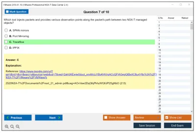 VMware 2V0-41.19 VMware Professional NSX-T Data Center 2.4 Practice test exam simulator test engine exam Prep practice test questions answers Image 7