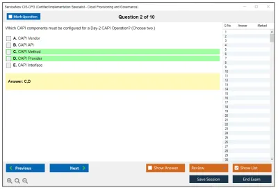 ServiceNow CIS-CPG Certified Implementation Specialist - Cloud Provisioning and Governance Practice test exam simulator test engine exam Prep practice test questions answers Image 2