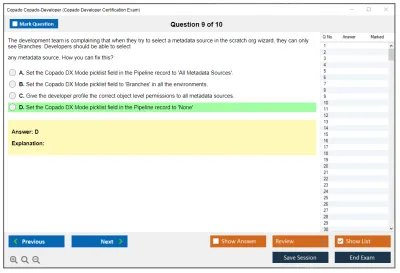 Copado Copado-Developer Copado Developer Certification Exam Practice test exam simulator test engine exam Prep practice test questions answers Image 9