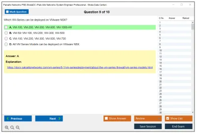 Palo Alto Networks PSE-StrataDC Palo Alto Networks System Engineer Professional - Strata Data Center Practice test exam simulator test engine exam Prep practice test questions answers Image 9