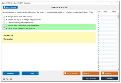 CompTIA TK0-201 CTT+ Exam (Certified Technical) Practice test exam simulator test engine exam Prep practice test questions answers Image 1