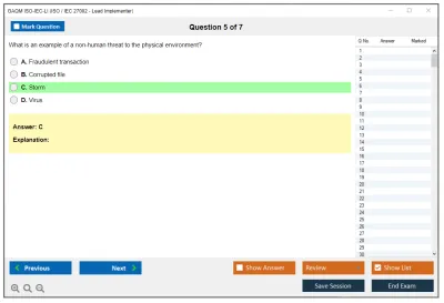 GAQM ISO-IEC-LI ISO / IEC 27002 - Lead Implementer Practice test exam simulator test engine exam Prep practice test questions answers Image 5