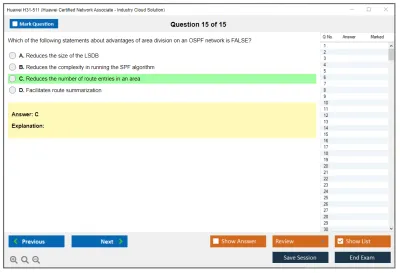 Huawei H31-511 Huawei Certified Network Associate - Cloud Solutions Architect Practice test exam simulator test engine exam Prep practice test questions answers Image 15