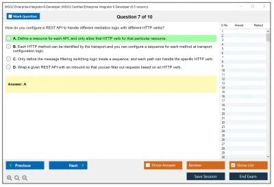 WSO2 Enterprise-Integrator-6-Developer WSO2 Certified Enterprise Integrator 6 Developer (6.5 version) Practice test exam simulator test engine exam Prep practice test questions answers Image 7