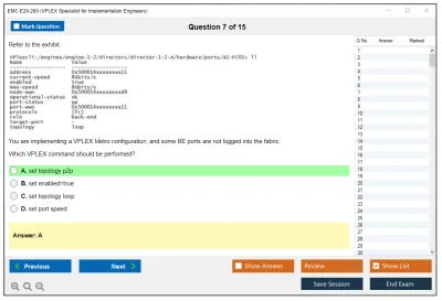 EMC E20-260 VPLEX Specialist Exam for Implementation Engineers Practice test exam simulator test engine exam Prep practice test questions answers Image 7