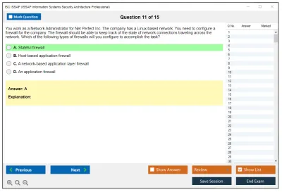 ISC2 ISSAP ISSAP Information Systems Security Architecture Professional Practice test exam simulator test engine exam Prep practice test questions answers Image 11