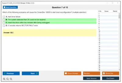 Huawei H13-629_V2.0 HCIE-Storage (Written) V2.0 Practice test exam simulator test engine exam Prep practice test questions answers Image 7