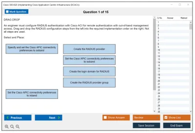 Cisco 300-620 Implementing Cisco Application Centric Infrastructure (300-620 DCACI) Practice test exam simulator test engine exam Prep practice test questions answers Image 1