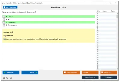 Linux Foundation KCNA Kubernetes and Cloud Native Associate (KCNA) Practice test exam simulator test engine exam Prep practice test questions answers Image 1
