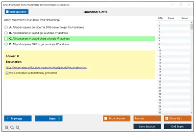 Linux Foundation KCNA Kubernetes and Cloud Native Associate (KCNA) Practice test exam simulator test engine exam Prep practice test questions answers Image 6