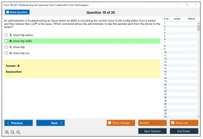 Cisco 350-801 Implementing Cisco Collaboration Core Technologies (350-801 CLCOR) Practice test exam simulator test engine exam Prep practice test questions answers Image 18
